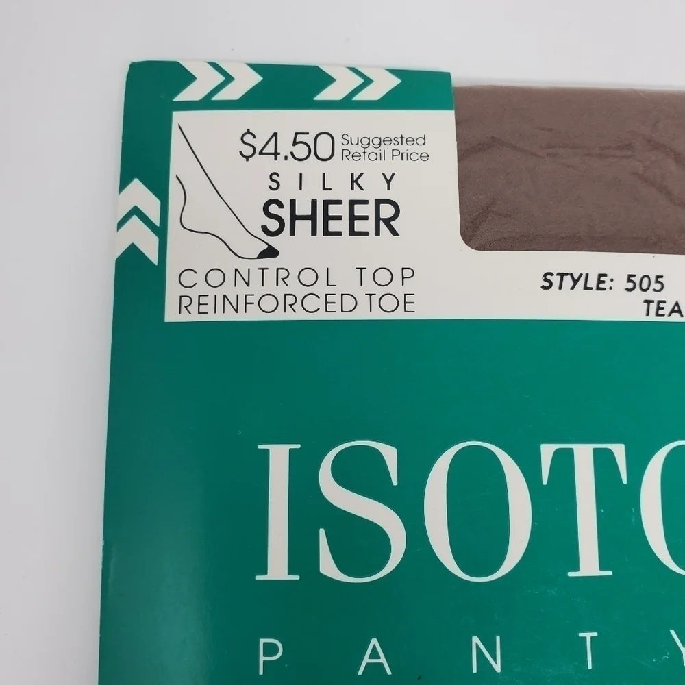 NOS VINTAGE PANTYHOSE NYLONS HOSIERY ISOTONER & SEARS NICE TOUCH WOMEN LOT OF 2